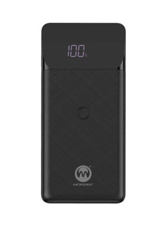 ميكرو ديجيت باور بنك لاسلكي 10000.0 mAh أسود  - Image 3