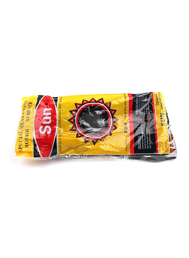 12 زوج من قفازات مطاطية متينة عالية التّحمُّل مقاس إكس لارج أسود 40x15سم - Image 2