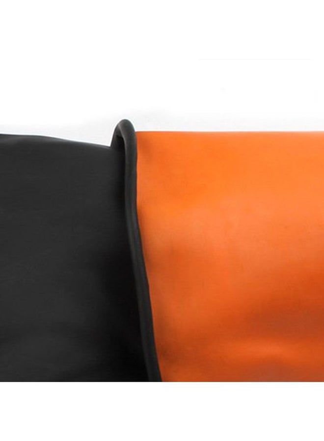 12 زوج من قفازات مطاطية متينة عالية التّحمُّل مقاس إكس لارج أسود 40x15سم - Image 3