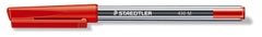 STAEDTLER 10-Piece Stick 430 Ballpoint Pen Red/Silver  - Image 2
