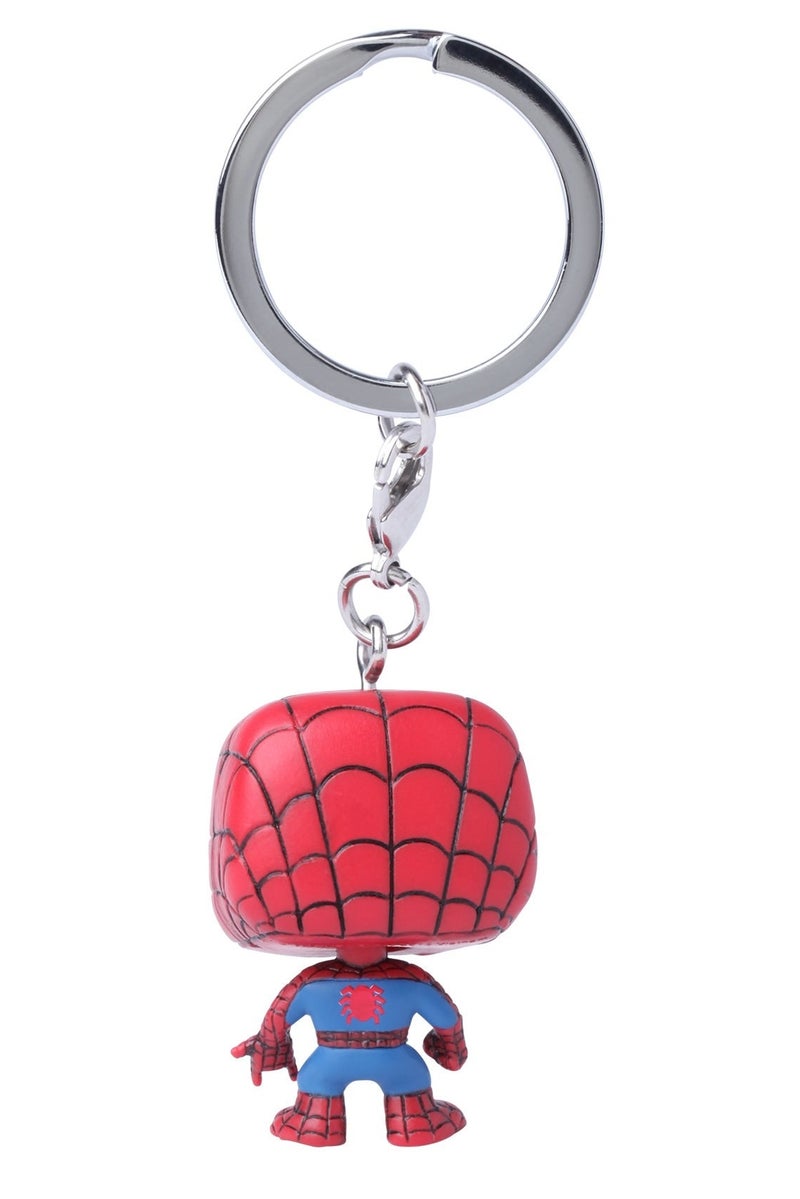 Funko - Pop Marvel Spiderman Pocket Keychain Red/Blue/Black - Image 1