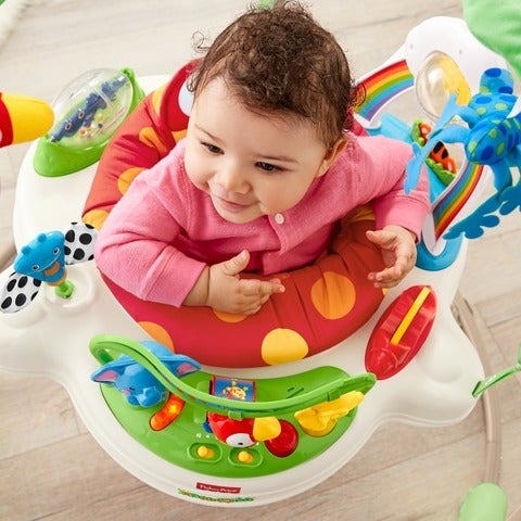Fisher-Price - Rainforest Jumperoo Bouncing Cradle - Image 1