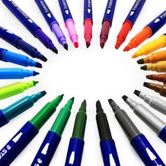 STAEDTLER 24-Piece Double Ended Calligraphy Pen Colour Set Multicolour  - Image 3