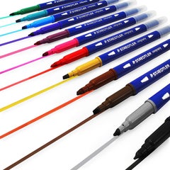 STAEDTLER 24-Piece Double Ended Calligraphy Pen Colour Set Multicolour  - Image 4