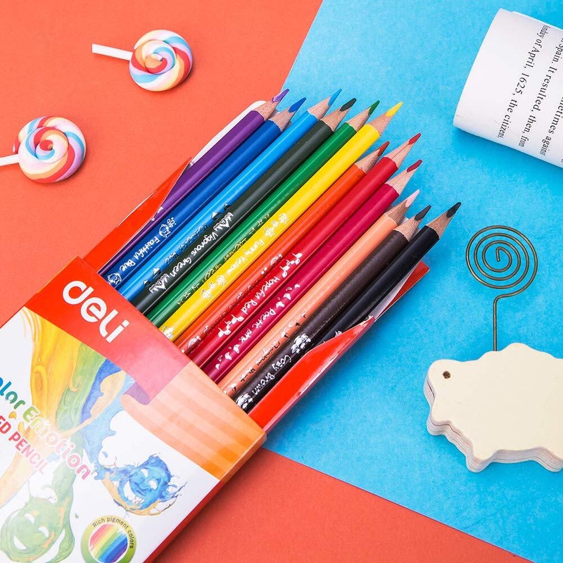 ديلي طقم أقلام مائية للتلوين من 12 قطعة متعدد الألوان - Image 4