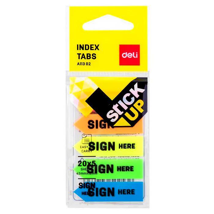 Sign Here Index Tabs Multicolour - v1606738119/N34853338A_2