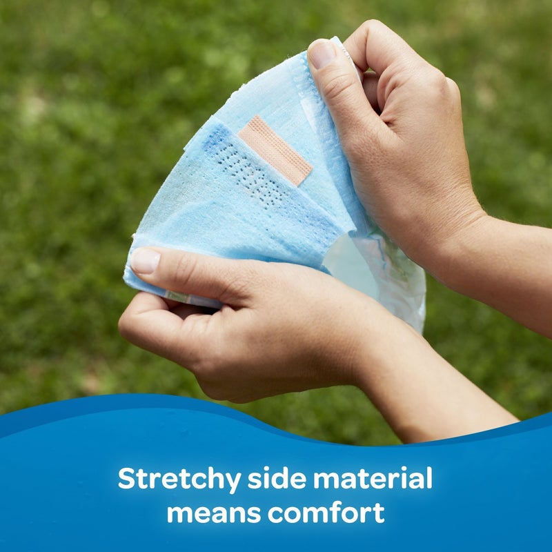 هجيز عبوة حفاضات سباحة ليتل سويمرز أحادية الاستخدام، مقاس متوسط للأطفال بوزن 11‎-15 كجم، 11 قطعة - Image 4