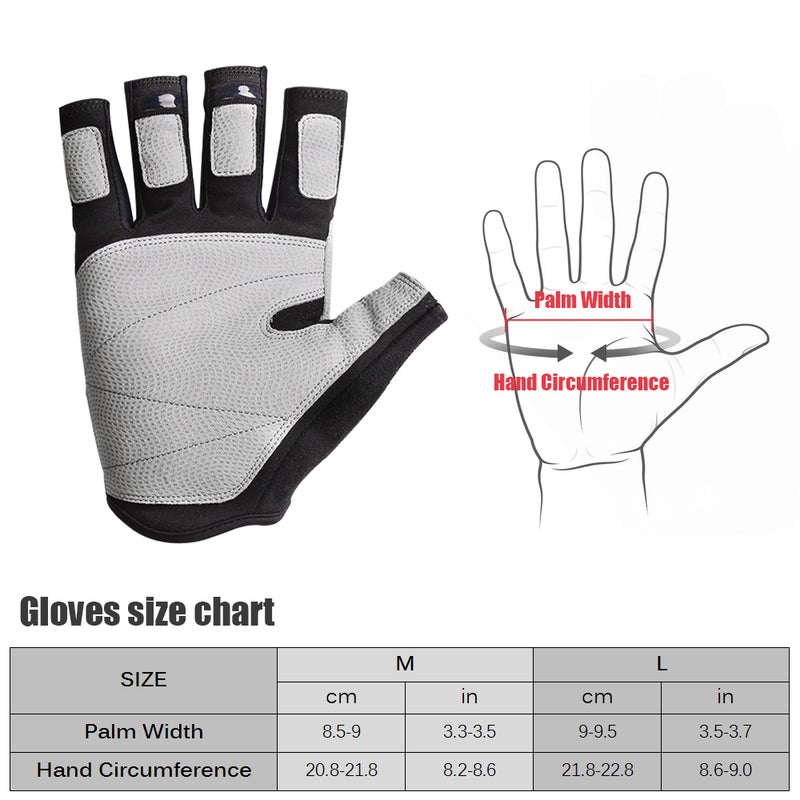 Half-Finger Gloves For Outdoors Mountain Climbing Hiking Fishing 25cm - v1606738187/N42644594A_2