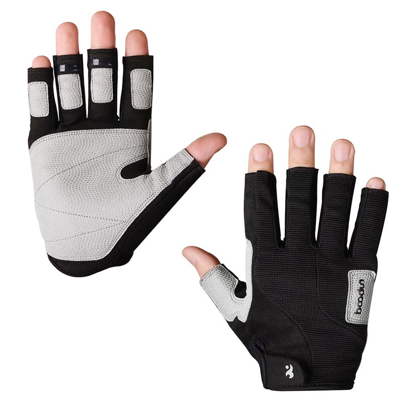 BOODUN Half-Finger Gloves For Outdoors Mountain Climbing Hiking Fishing 25cm  - Image 2