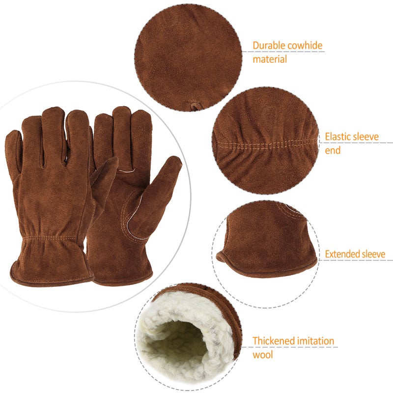 EHOME Winter Thermal Thickened Warm Gloves 15cm  - Image 2