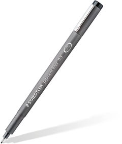 STAEDTLER 8-Piece Pigment Liner Pens Grey  - Image 3