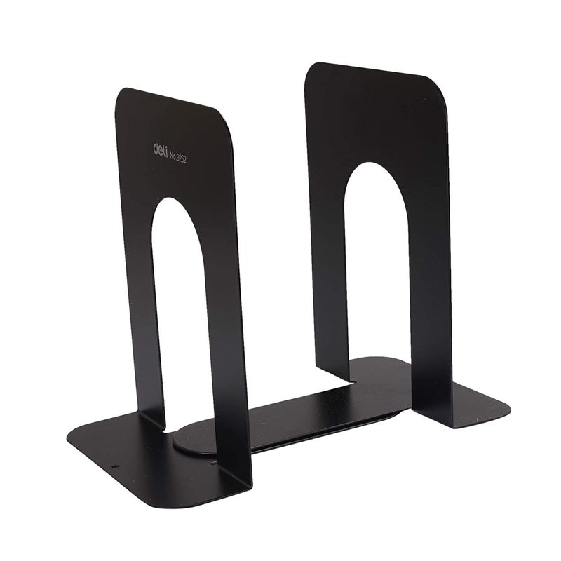 Deli 2-Piece Portable Book Ends Black - Image 2