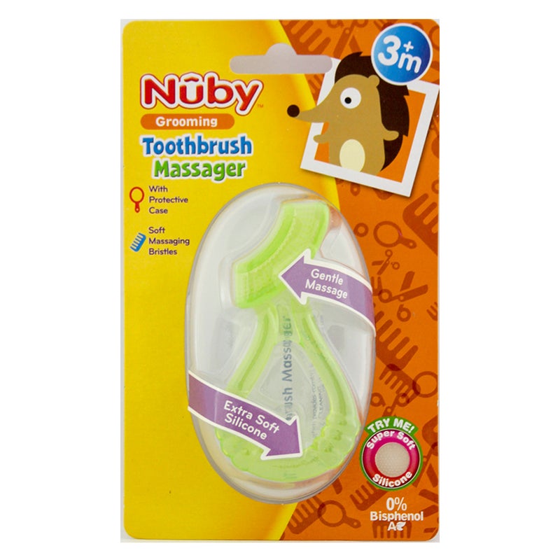 Nuby - Toothbrush Massager With Protective Case - Image 1