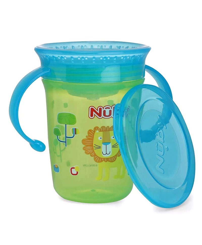 360-Degree Wonder Cup With Handle And Cover,240 ml
