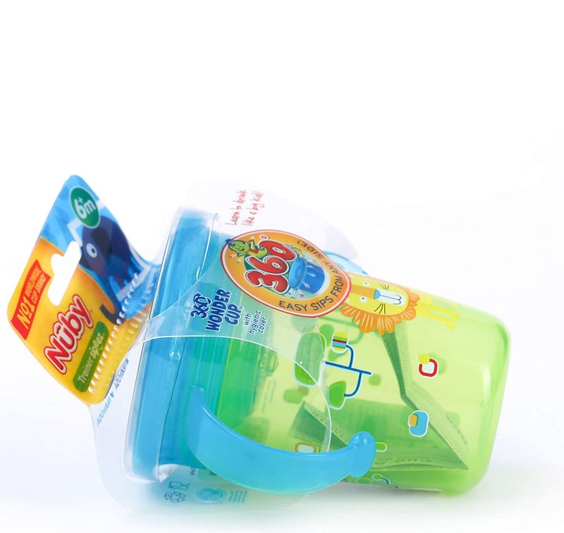 360-Degree Wonder Cup With Handle And Cover,240 ml