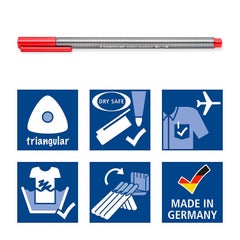 STAEDTLER Staedtler Triplus Fineliner 0.3Mm Pens 12 Color Set Multicolour  - Image 5