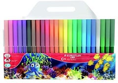 STAEDTLER Staedtler ST-327-LWP24 Luna Fiber-Tipped Pen - 24 Pieces Multicolour  - Image 2