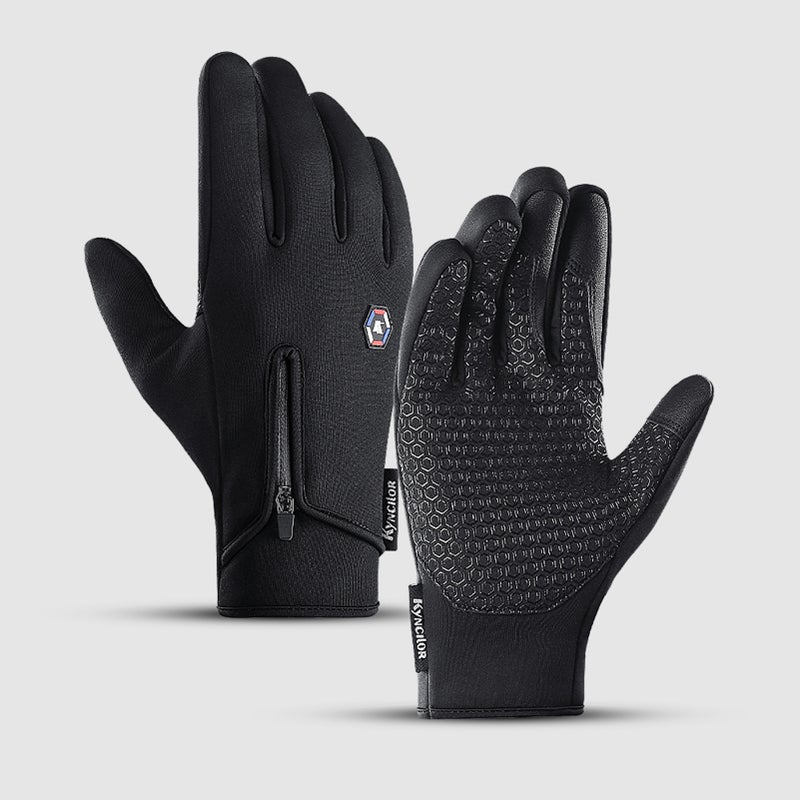 EHOME Anti-Slip Full-Finger Bicycle Skiing Gloves 18cm  - Image 1