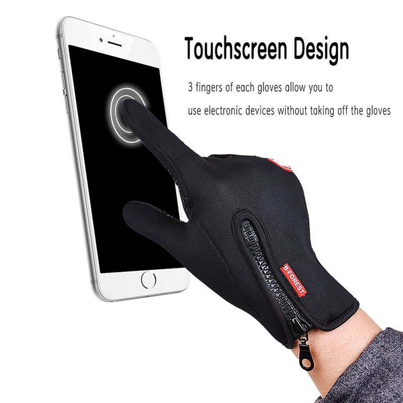 EHOME Thermal Sports Gloves for Hiking Skiing 15cm  - Image 2