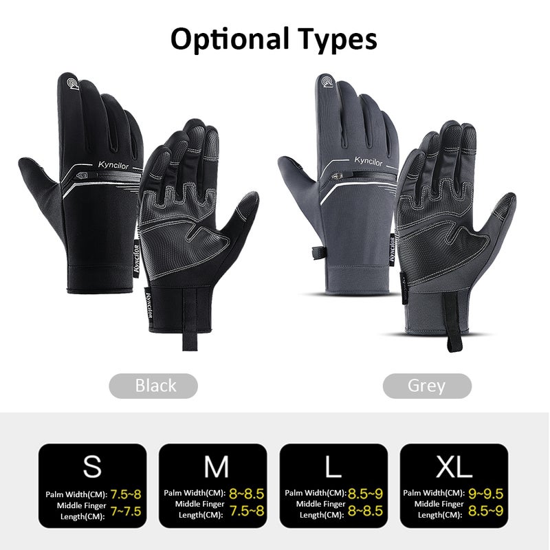 kyncilor Bicycle Outdoor Sport Winter Cycling Gloves 26cm - Image 3