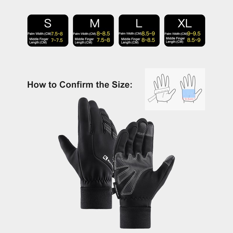kyncilor Bicycle Outdoor Sport Winter Cycling Gloves 27cm - Image 3