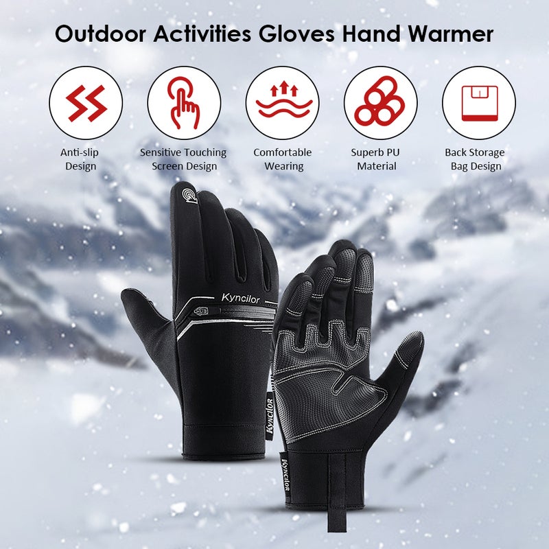 kyncilor - Bicycle Outdoor Sport Winter Cycling Gloves 26cm - Image 1