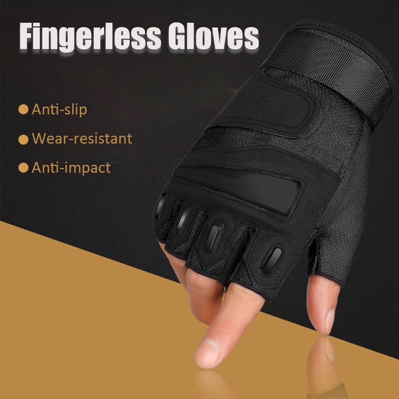 EHOME Anti-Slip Adjustable Half Finger Sports Gloves For Fitness 15cm  - Image 3