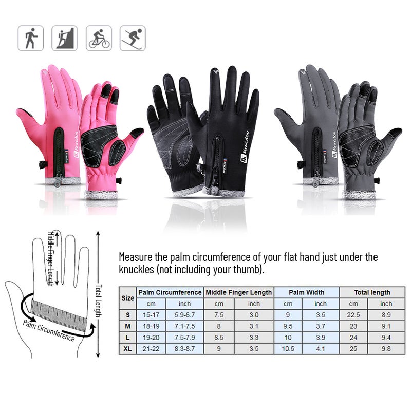 EHOME Sports Cycling Skiing Bicycle Outdoor Work Gloves 14cm  - Image 2