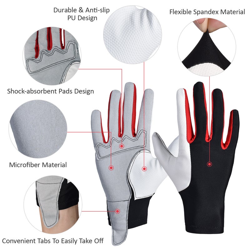 EHOME Professional Horse Riding Gloves Men Women 25cm  - Image 3