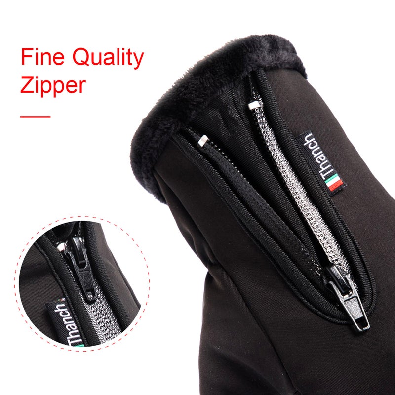EHOME Unisex Water-resistant Windproof Outdoor Sports Gloves 23cm  - Image 2