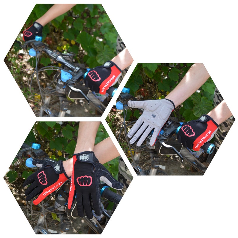EHOME Anti Slip Gel Pad Motorcycle MTB Road Bike Gloves 22cm  - Image 3