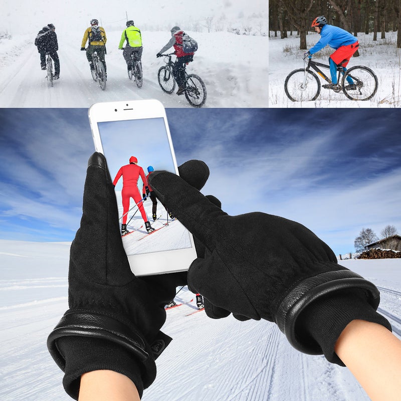 EHOME Water-Resistant And Windproof Touchscreen Gloves For Driving Motorcycling 26cm  - Image 2