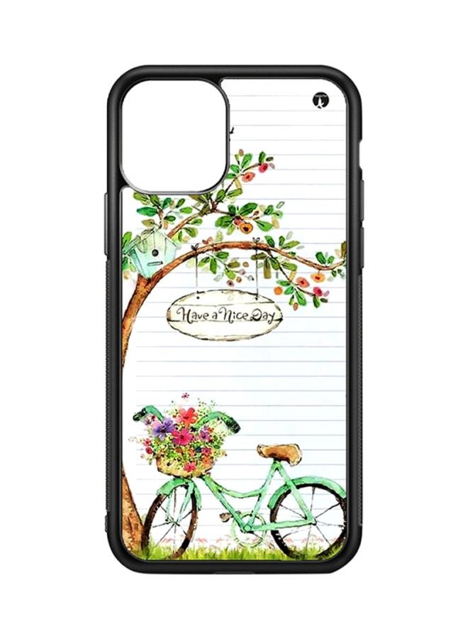 BP Protective Case Cover For Apple iPhone 11 Pro Max Vintage Art (Black Bumper)