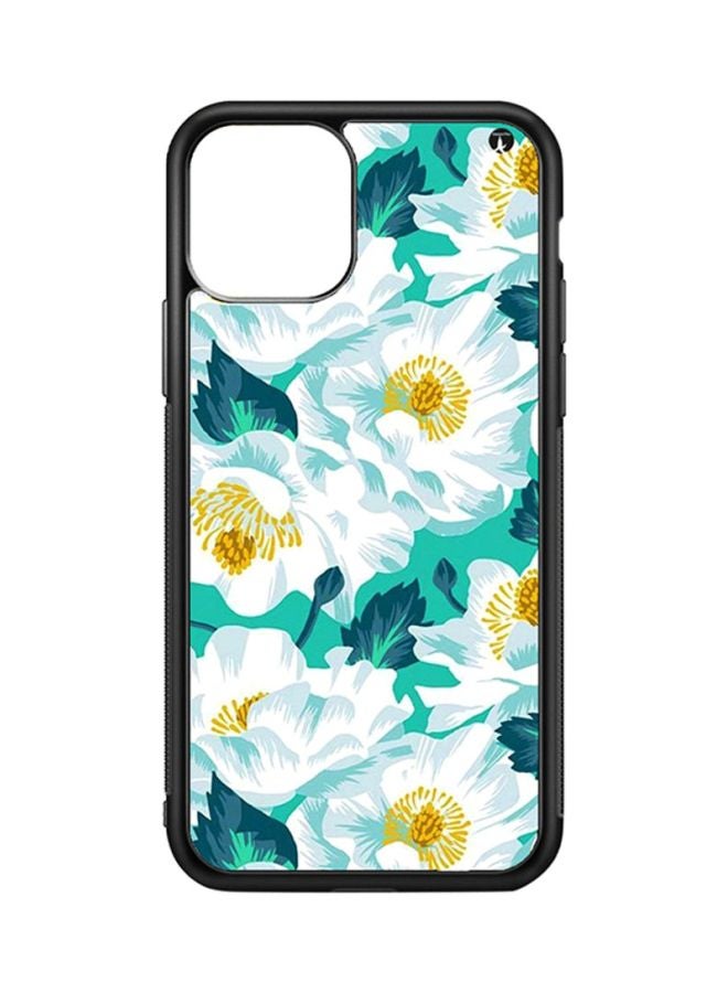 BP Protective Case Cover For Apple iPhone 11 Pro Max Flowers (Black Bumper)