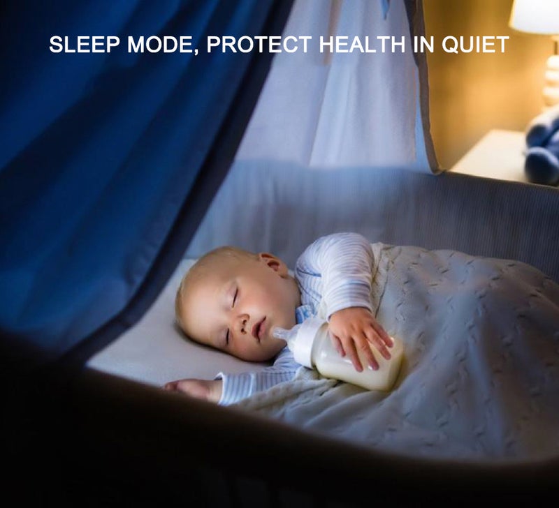 إيهوم منقي هواء صغير منزلي بمنفذ USB أبيض 31سم - Image 3