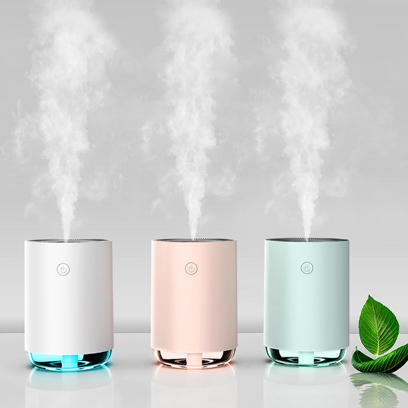 EHOME 220ml Portable Mini Cool Mist Humidifier White 12cm - Image 2