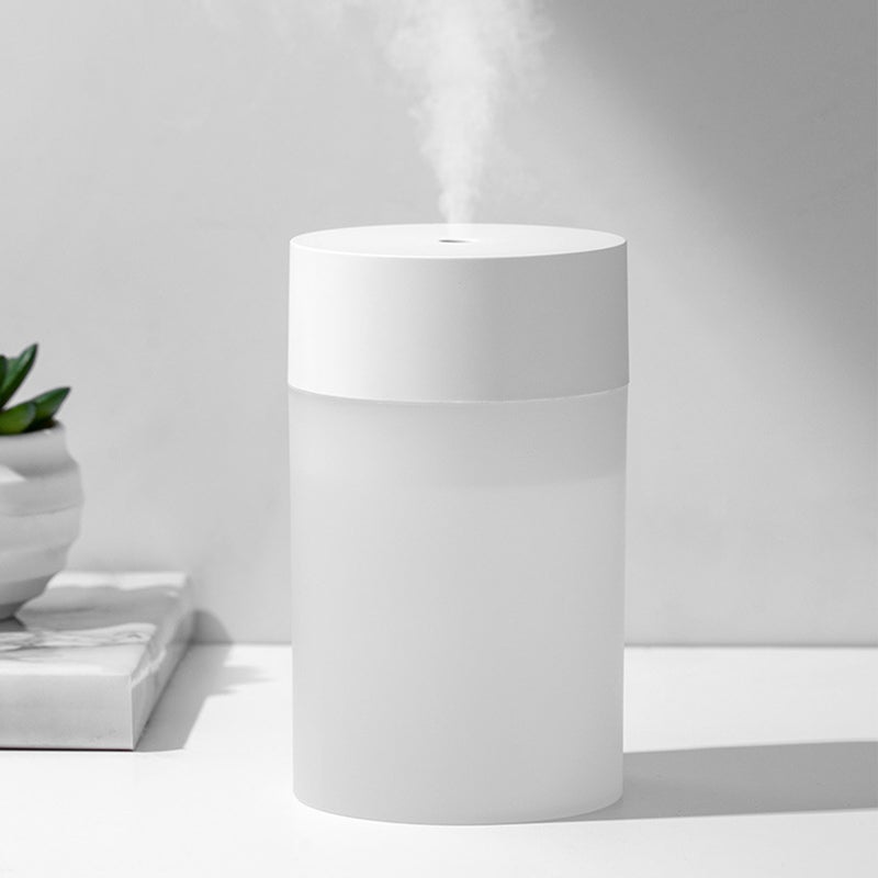 إيهوم جهاز ترطيب الهواء بالرذاذ بتصميم محمول وتشغيل هادئ مزوّد بتأثيرات ضوئية وخاصية إيقاف التشغيل التلقائي - سعة 260 مل أبيض 12سم - Image 2