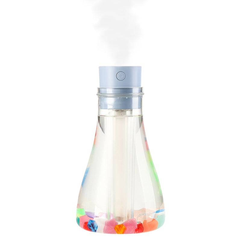 إيهوم جهاز ترطيب الهواء بالرذاذ البارد هادئ وبسعة 500 مل ومحمول ومزود بمصباح ليلي ملون ووضعين للرذاذ أزرق 17.6سم - Image 3