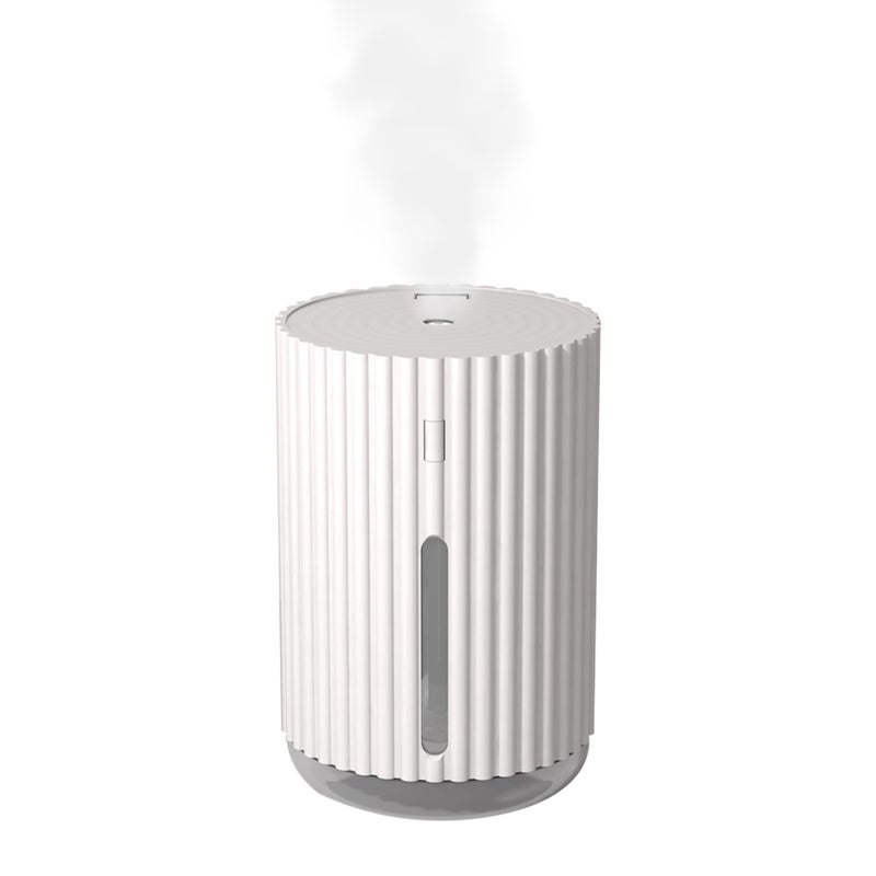 EHOME 320ml Portable USB Powered Colorful Night Light Quiet Mist Humidifier Diffuser White 13cm - Image 1
