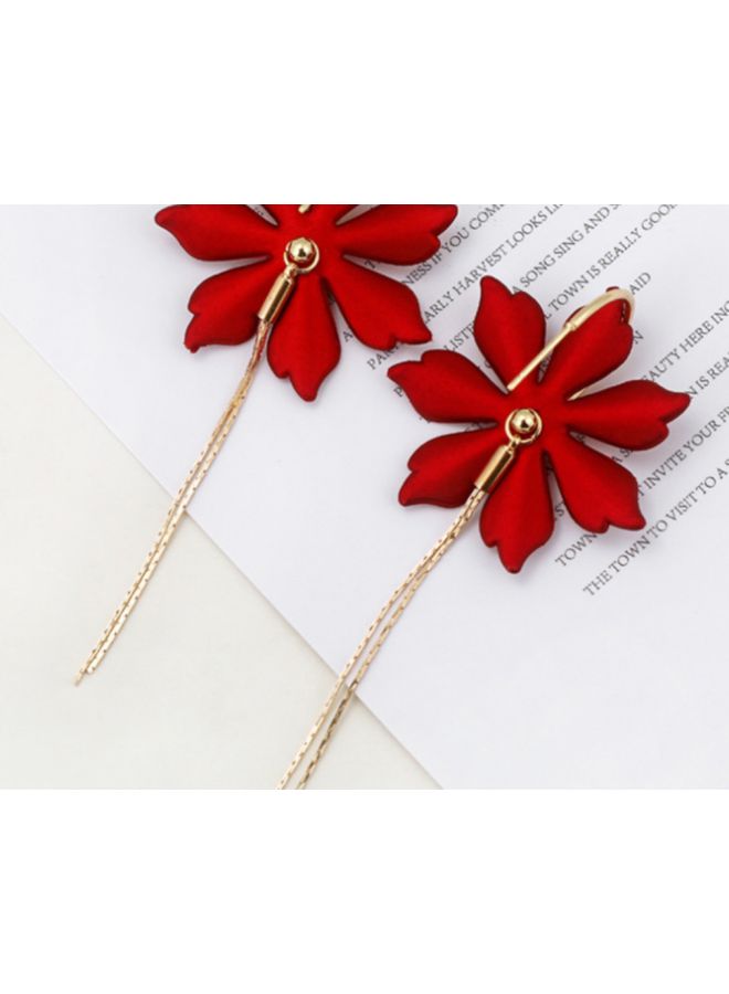 J&J Flower Design Dangle Earrings  - Image 5