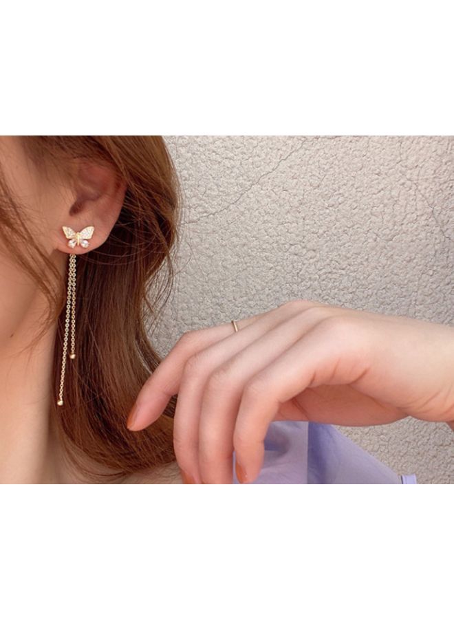 J&J Butterfly Dangle Earrings - Image 4