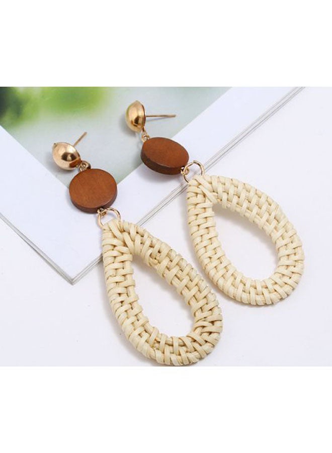 J&J Woven Dangle Earrings - Image 3