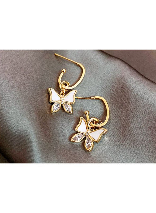 J&J Butterfly Design Dangle Earrings  - Image 2