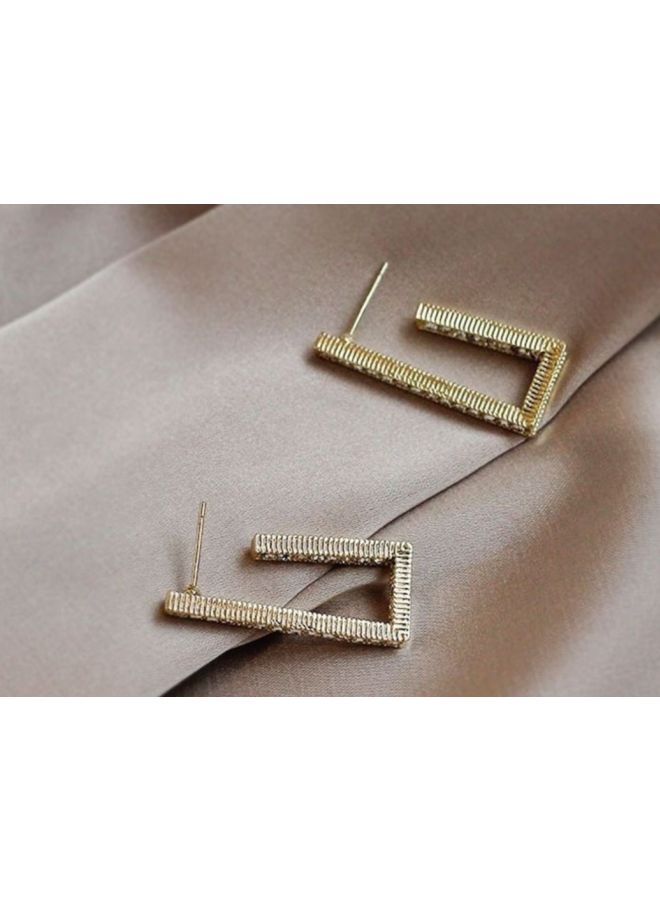 J&J Rhinestone Studded Dangle Earrings  - Image 3
