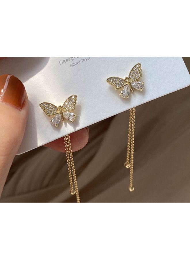 J&J Butterfly Dangle Earrings - Image 3