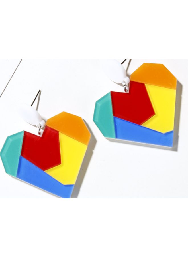 J&J Puzzle Love Dangle Earrings - Image 2