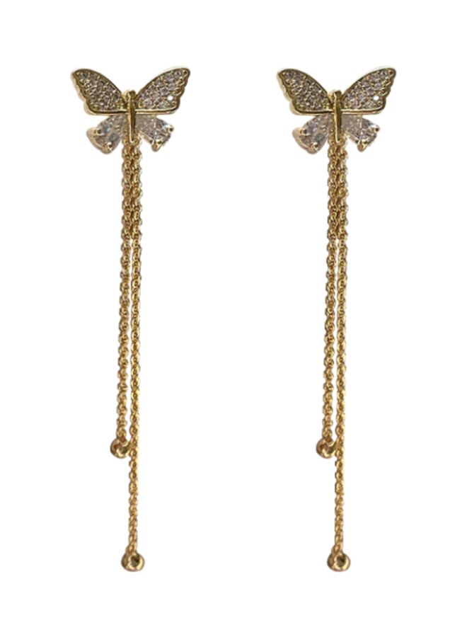 J&J Butterfly Dangle Earrings - Image 1