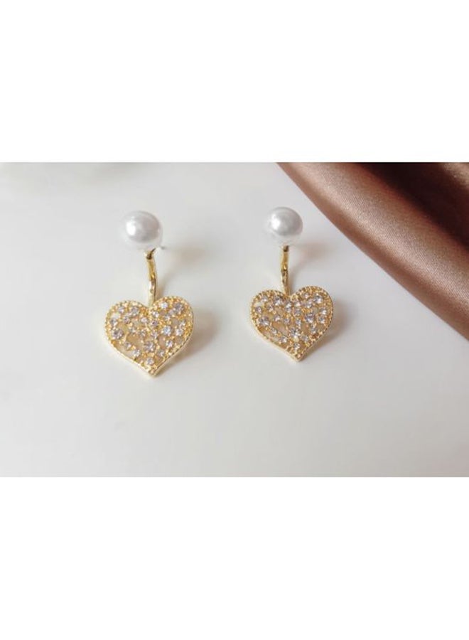 جونسون آند جونسون أقراط متدلية بتصميم على شكل قلب - Image 2