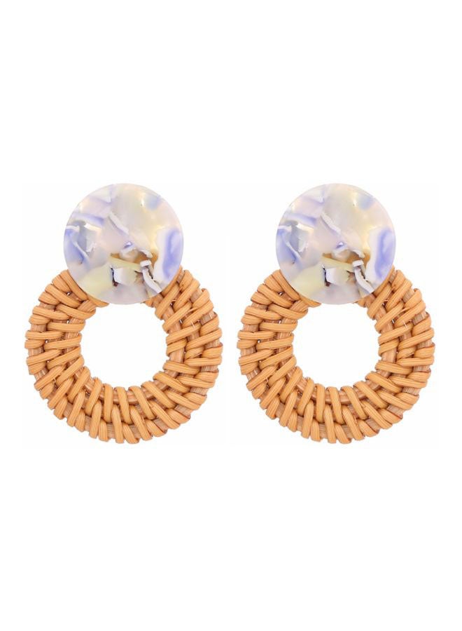 J&J Woven Dangle Earrings - Image 1