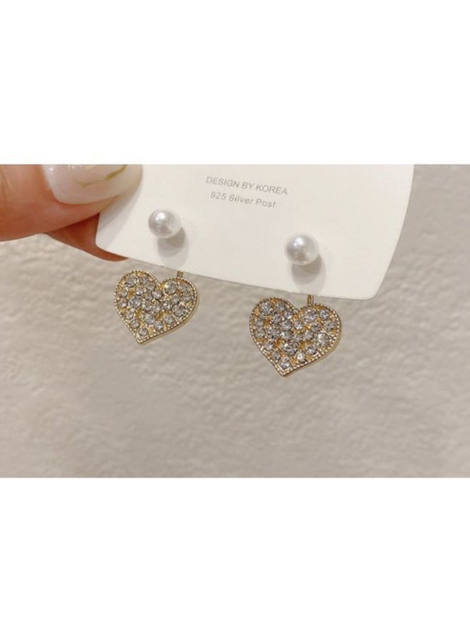 جونسون آند جونسون أقراط متدلية بتصميم على شكل قلب - Image 3